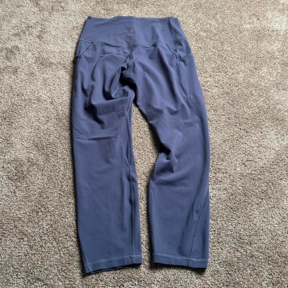 BLUE LULULEMON‎ CARGO POCKET LEGGINGS